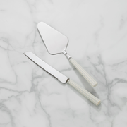 French Perle Scallop 2-Piece Dessert Set