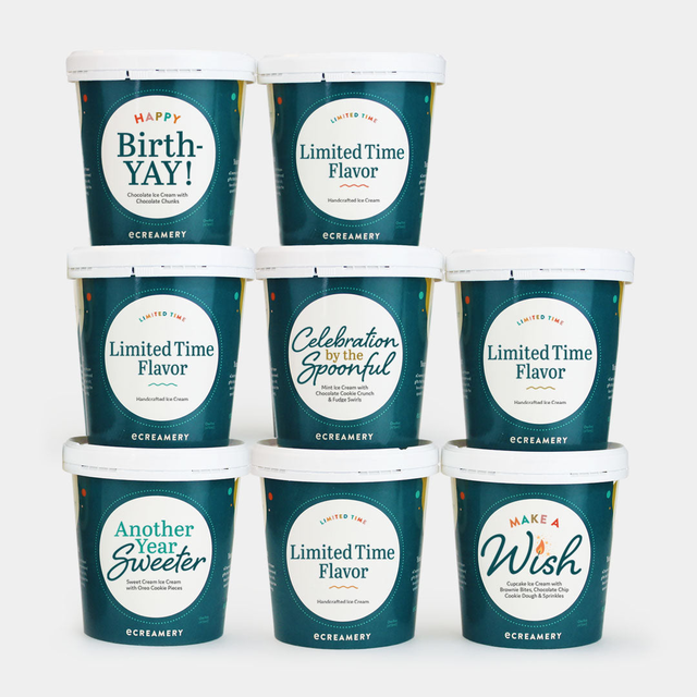 Birthday Ice Cream Gift - 8 Pints