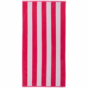 M&S Sand Resist Stripe Beach Towel, Raspberry