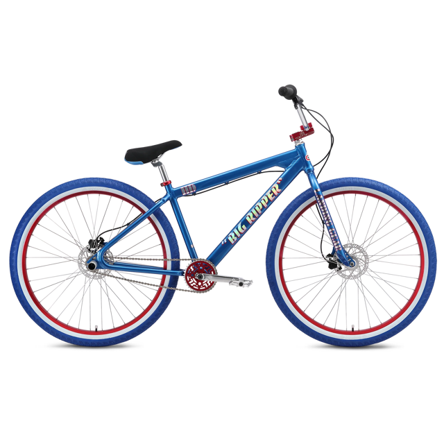 SE Bikes Big Ripper HD 29" BMX Freestyle Bike-Blue Sparkle