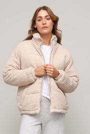 Galway Cable Puffer Coat
