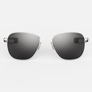 Aviator - 23k White Gold & American Gray