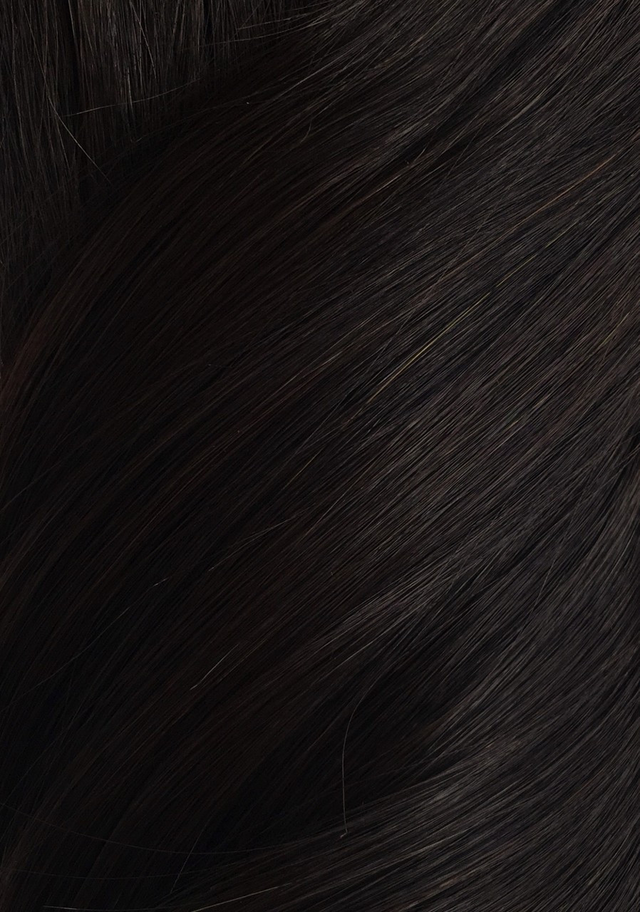 Brown Black - Seamless Clip In Remy Human Hair Extensions