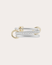 Diamond & 18k Gold Two-Tone Pavé Raneth Ring