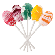 Creamsicle Swirl Lollipops