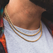 Test - 1 Chains + 1 Pendant - Yellow Gold