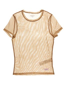 Solid mesh t-shirt