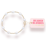 Dainty Ellie Pearl Bracelet in Gold