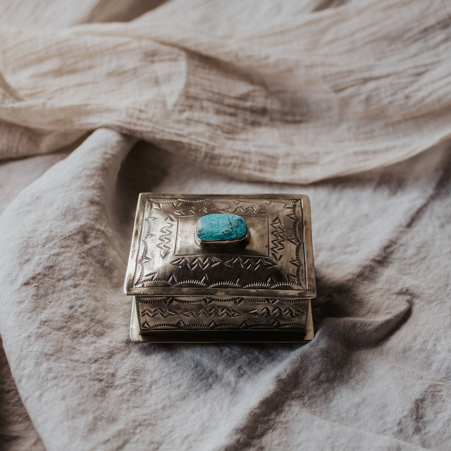 Petite Turquoise Keepsake Box