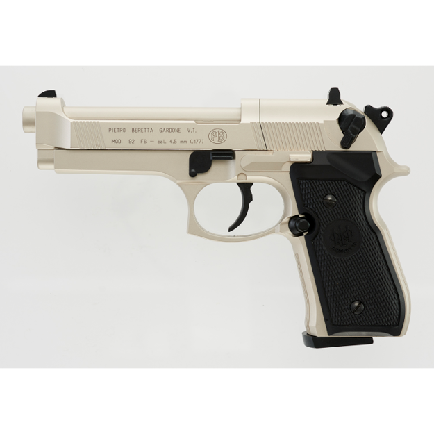 BERETTA M 92 FS NICKEL/BLACK