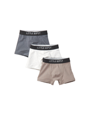 Boxer Brief 3-Pack - Smoke,  Light Heather Grey, Mushroom