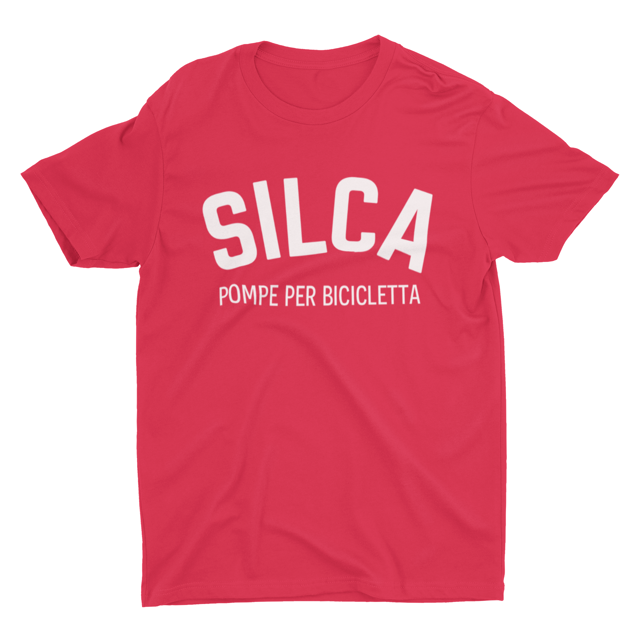 SILCA Red Pompe Bicicletta T-Shirt