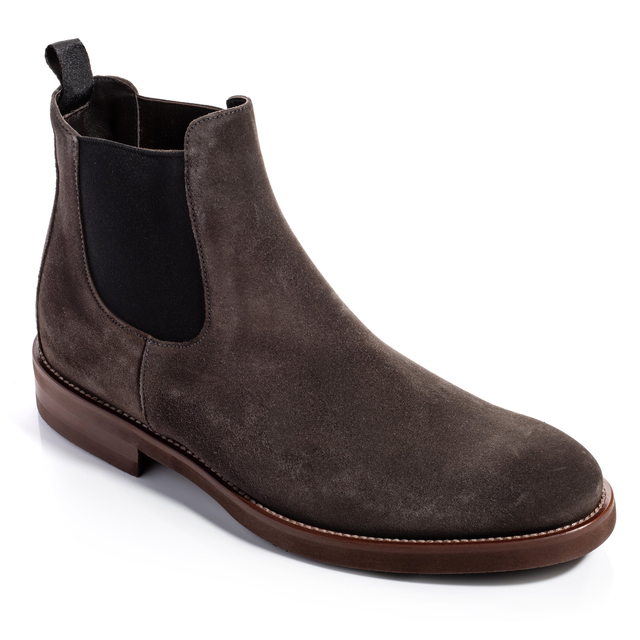 Lynn Anthracite Suede Chelsea Boot
