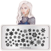 Snow 05 ✦ Nail Stamping Plate