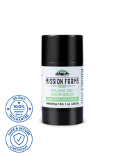 Relieve CBD Balm Stick - Mission Farms CBD