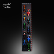 Limited Edition Wall Mounted Display Stand for 10 x LEGO® Speed Champions: Formula 1 Range