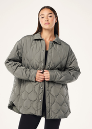 MOMENT JACKET IN DUSTY OLIVE