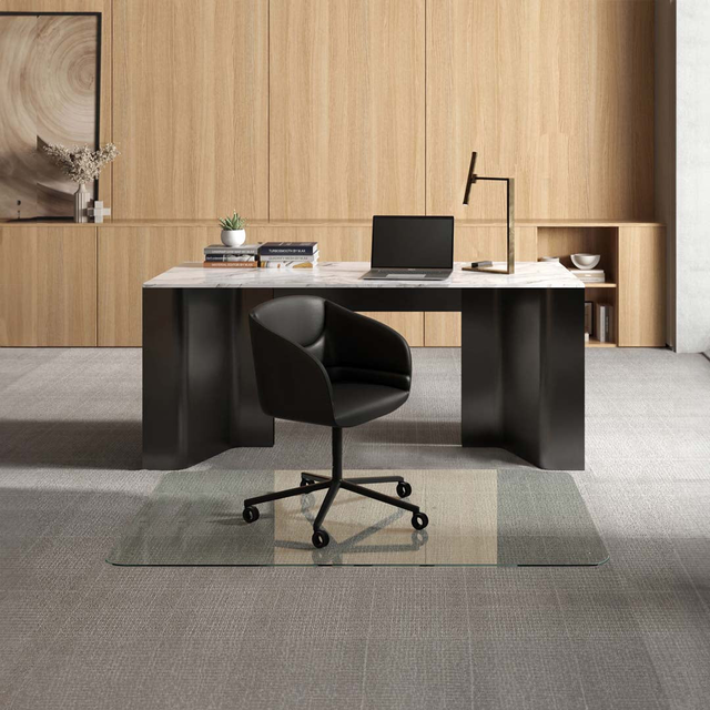 42" x 64" - XL Rectangle Glass Chair Mat