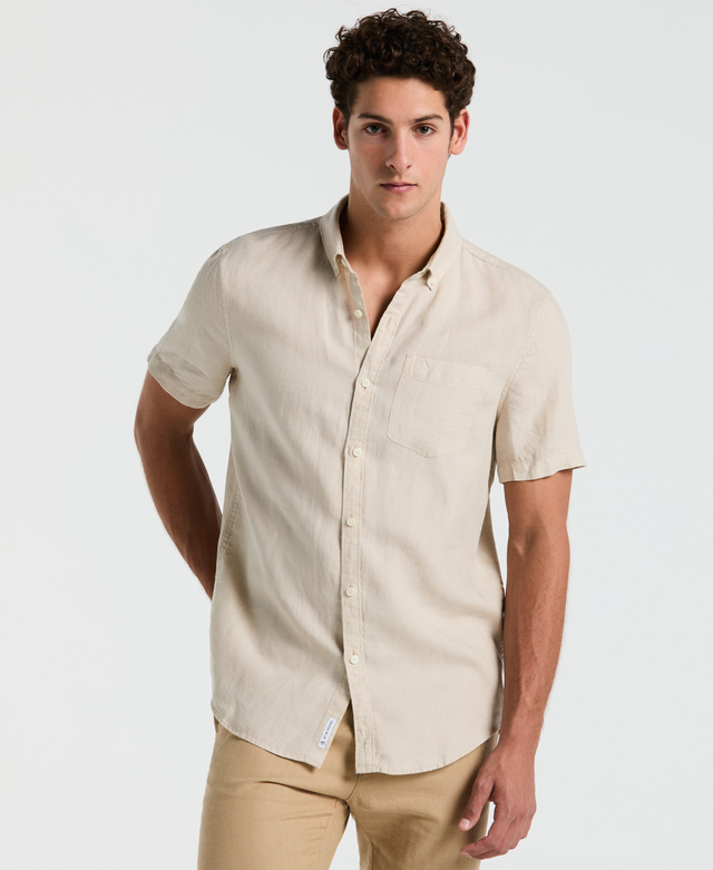 Delave Linen Short Sleeve Shirt