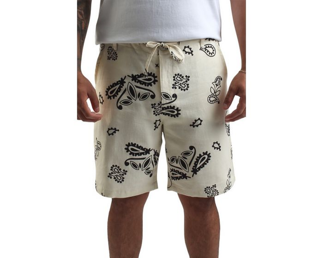 FBRK Paisley Shorts 341-921CRM - Karmaloop