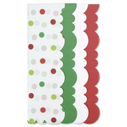 Holiday Dotology Scalloped Edge Tissue Paper Sheets