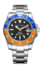 Aquadiver GMT Automatic Orange & Blue