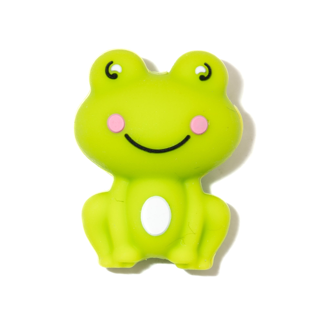 Happy Frog Silicone Focal Bead