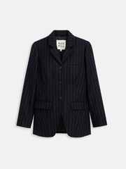 Chalkstripe Primrose Blazer In Wool