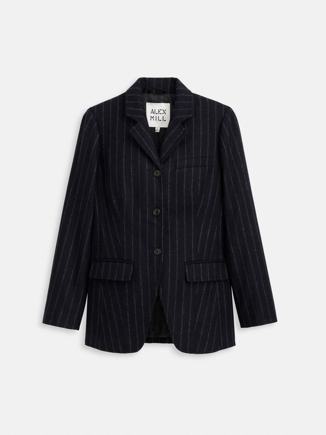 Chalkstripe Primrose Blazer In Wool