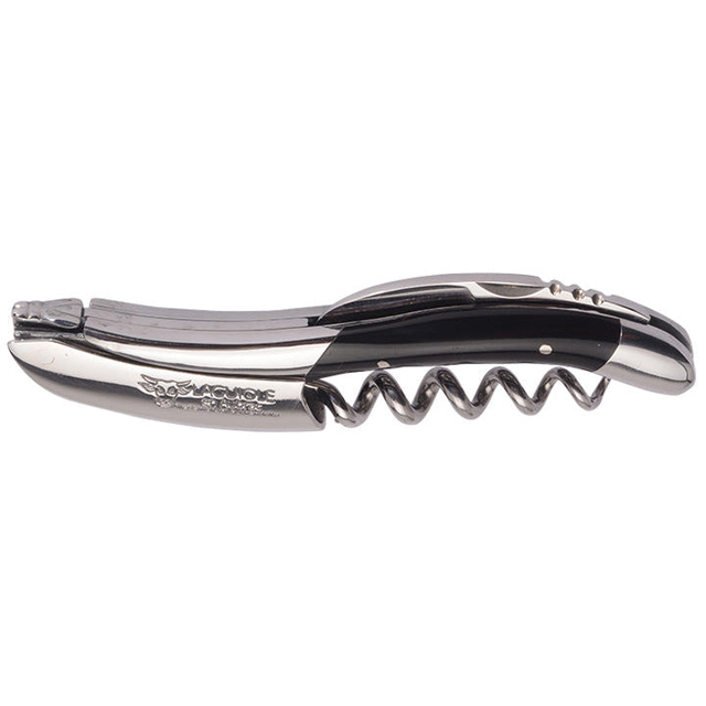 Laguiole en Aubrac Deluxe Sommelier Waiter's Corkscrew with Buffalo Horn Handle