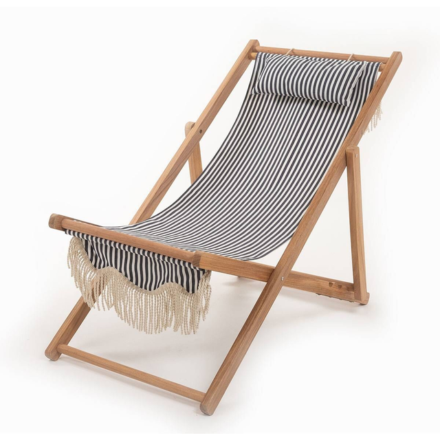 The Sling Chair - Lauren's Navy Stripe