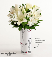 Sending Love Bouquet with Personalized Vase