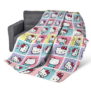 Hello Kitty Sweet As Can Be Full/Queen Quilted Blanket 90 x 90 inches