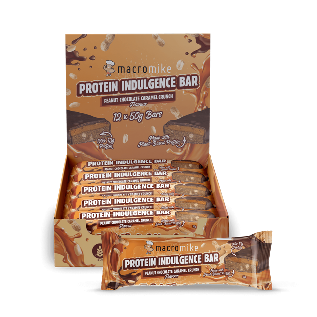 Peanut Chocolate Caramel Crunch Protein Indulgence Bar (Box of 12 x 50g)