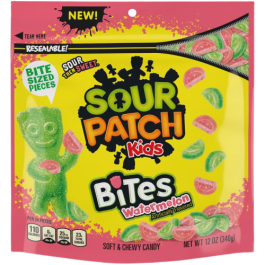 SOUR PATCH KIDS Bites Watermelon Soft & Chewy Candy