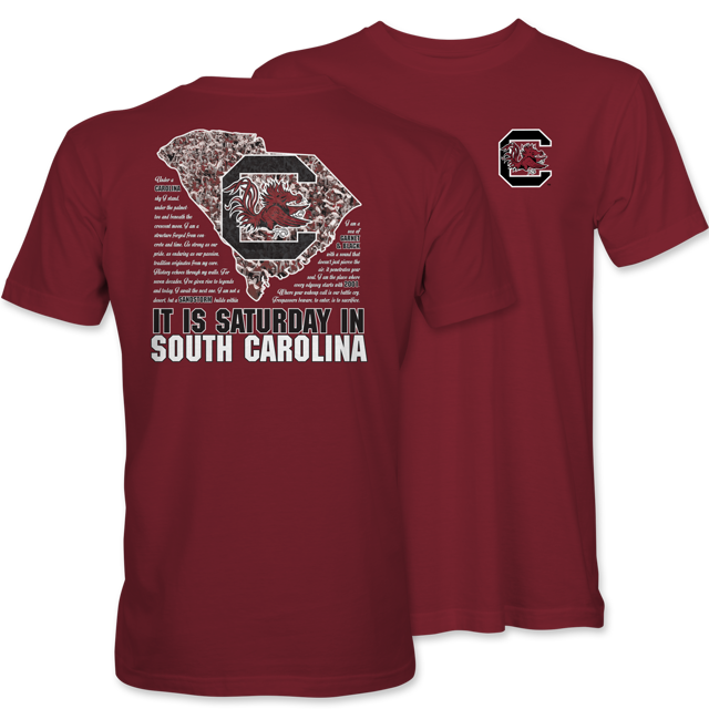 Saturday in South Carolina T-Shirt – Garnet