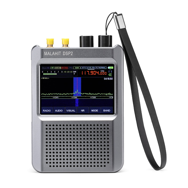 Raddy Malahit DSP2 SDR Radio | V2.4 Firmware | IPS Color Touch Screen | AM/SSB/DSB/CW/NFM/WFM/RTTY/FT8 |  5000mAh | CW Decoder
