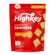 Almond Flour Crackers: Cheddar (6 Pack - 2 oz Bags)