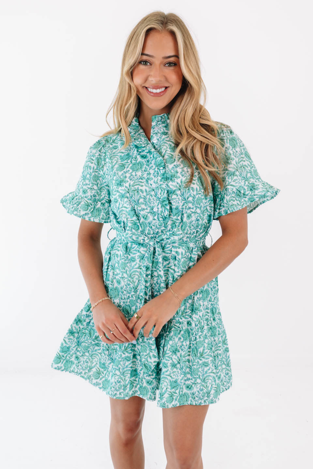 Pretty Impressive Dress - Green