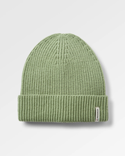 Compass Recycled Beanie - Stem Green