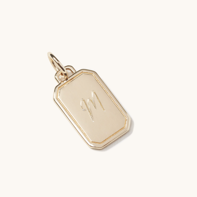 Tag Pendant Gold