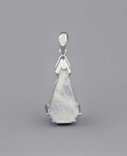 Tower of Tranquility Rainbow Moonstone Pendant