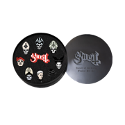 History of Ghost Collectors Tin Box Pin Set