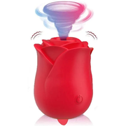 Licking &amp; Sucking Rose Vibration Toy