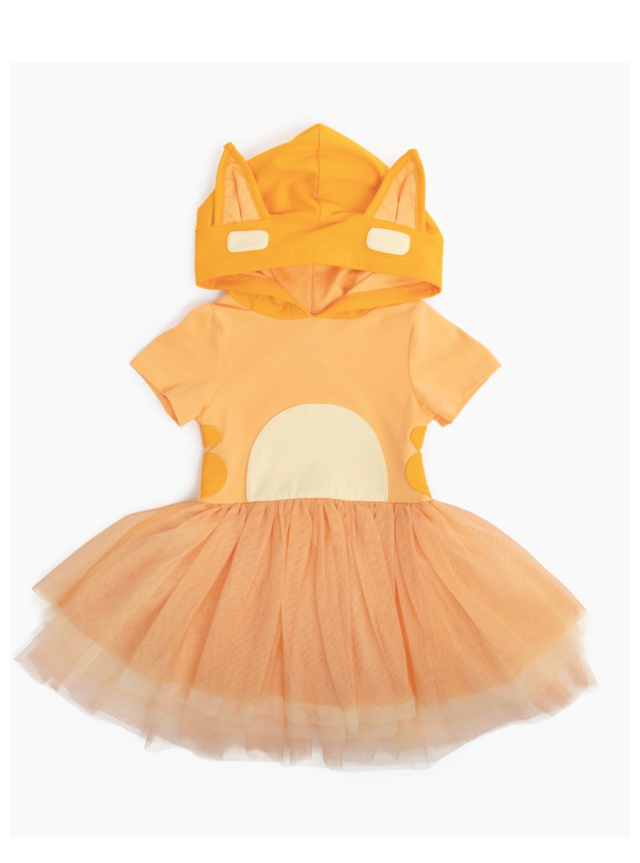 Orange Doggo Dress