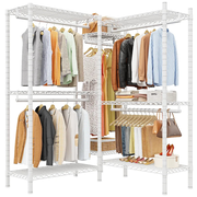 Raybee 900LBS Heavy Duty Closet Rack, Portable Clothes Rack for Hanging