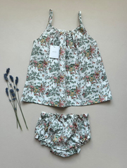 *Exclusive* Leah Button Tank and Juni Bloomers, Liberty Oasis