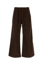Brown stretch cotton Cinch pant