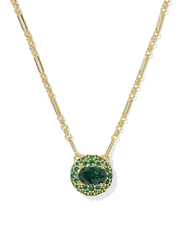 Bella Gold Short Pendant Necklace