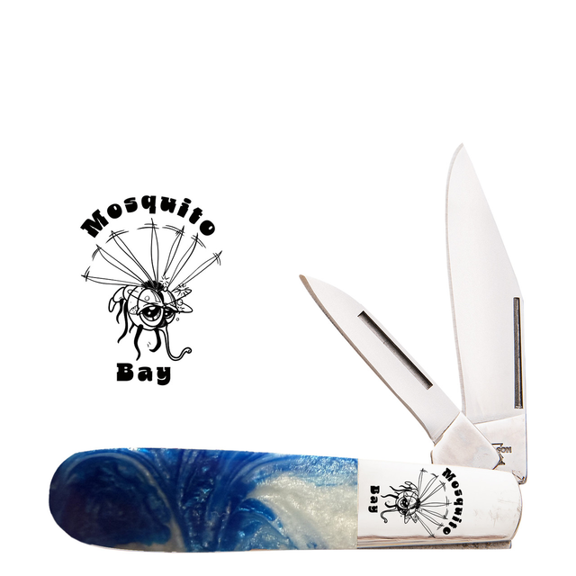 Bear & Son SMKW Exclusive Mosquito Bay Glow-in-the-Dark Barlow Folding Knife MB281GL3-1/2